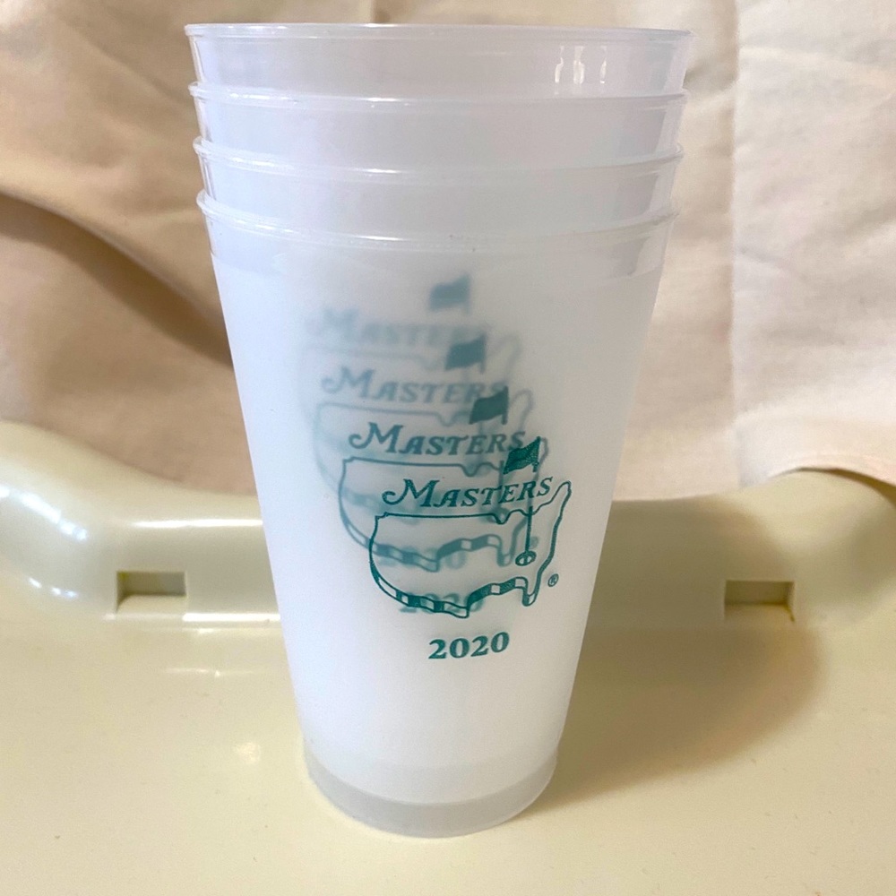 Masters 2020 Plastic Cups